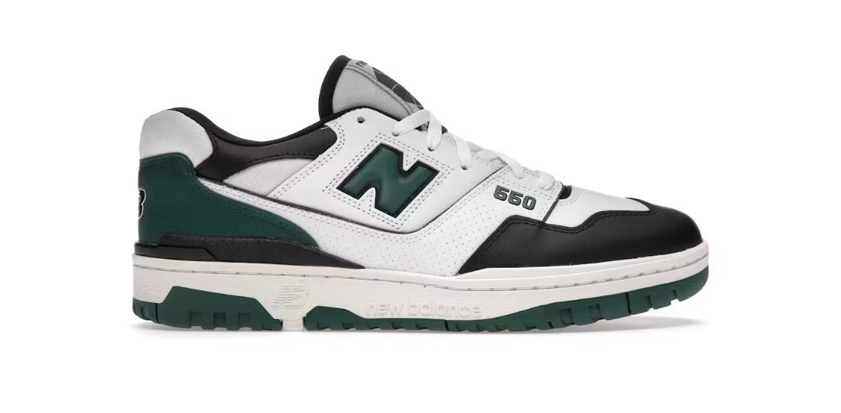New Balance 550 White Green Black